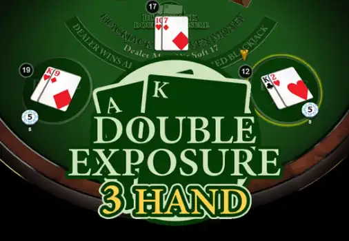Blackjack Double Exposure 3 Hand BlackJack3HDoubleExposure